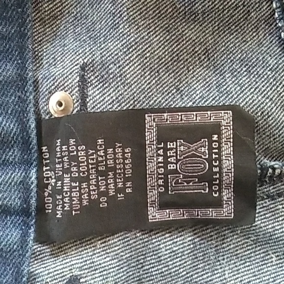 πΉ BARE FOX SKATER JEAN Low Down Baggy SKATER JEANS RARE - Picture 10 of 17